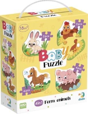 Opakowanie Baby puzzle 4w1 Zwierzęta z gospodarstwa
