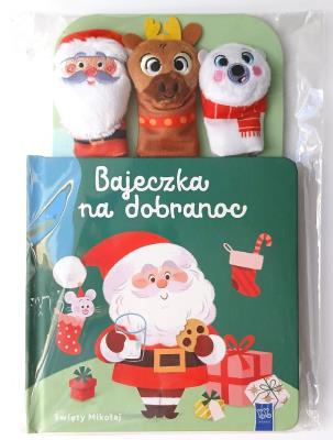 Bajeczka na dobranoc. Święty Mikołaj. Autor: Opracowanie zbiorowe. SmakLiter.pl Okładka książki Bajeczka na dobranoc. Święty Mikołaj
