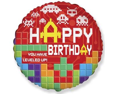 Opakowanie Balon foliowy 45cm Happy Birthday
