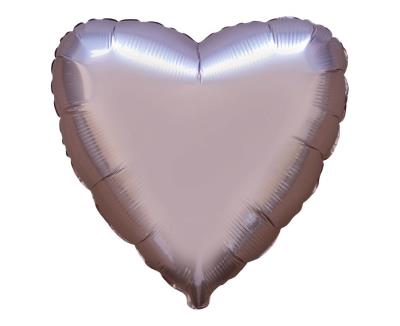 Opakowanie Balon foliowy 46cm erce satynowy pieczarkowy