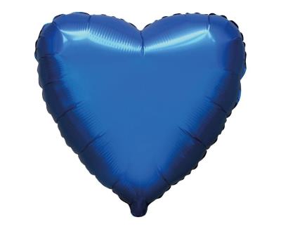 Opakowanie Balon foliowy 46cm Serce satynowy czarny