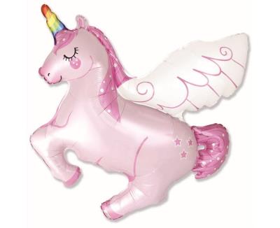 Opakowanie Balon foliowy 61cm Jednorożec różowy