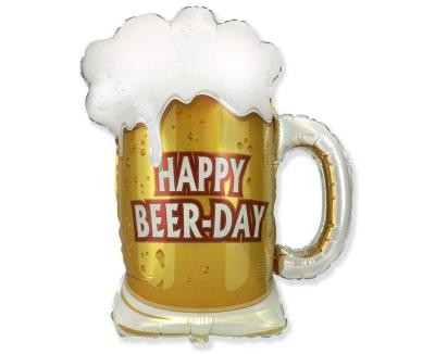Opakowanie Balon foliowy 61cm Kufel: Happy Beer-Day