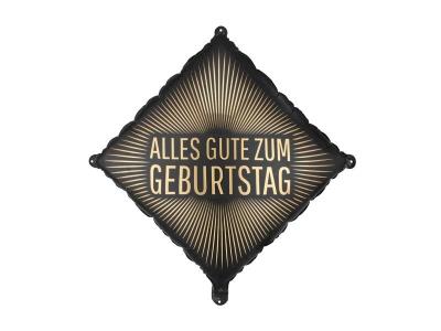Opakowanie Balon foliowy Alles Gute zum Geburtstag 46x46cm