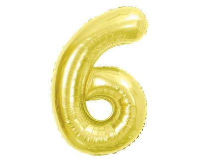 Opakowanie Balon foliowy B&C 6 Light gold 85cm