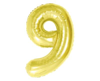 Opakowanie Balon foliowy B&C 9 Light gold 85cm
