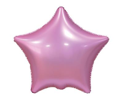 Opakowanie Balon foliowy B&C Gwiazda matowa różowa 44cm