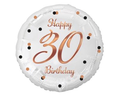 Opakowanie Balon foliowy B&C Happy 30 Birthday 45cm