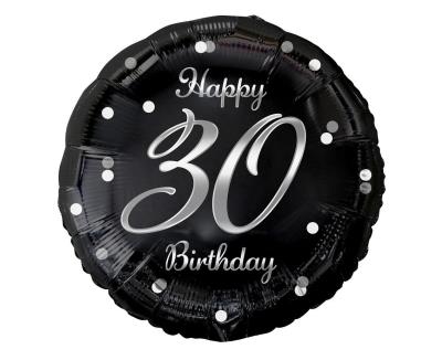 Opakowanie Balon foliowy B&C Happy 30 Birthday 45cm
