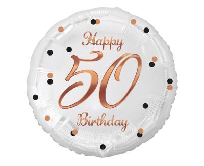 Opakowanie Balon foliowy B&C Happy 50 Birthday 45cm