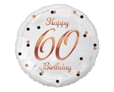 Opakowanie Balon foliowy B&C Happy 60 Birthday 45cm