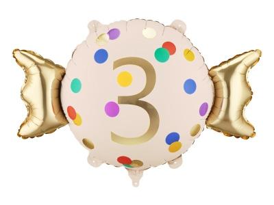 Opakowanie Balon foliowy Cukierek 3 61x37cm