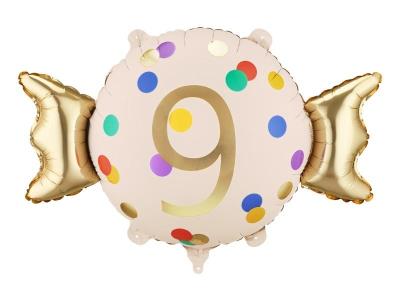 Opakowanie Balon foliowy Cukierek 9 61x37cm