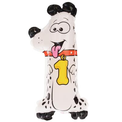 Balon foliowy cyferka 1 zwierzątko. Wydawca: ARPEX. SmakLiter.pl Opakowanie Balon foliowy cyferka 1 zwierzątko