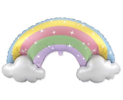 Opakowanie Balon foliowy FX Tęcza pastelowa pakowany