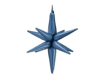 Opakowanie Balon foliowy Gwiazda 3D 105cm granat