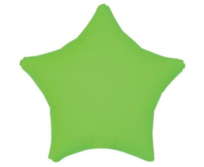 Opakowanie Balon foliowy Gwiazda fluor zielony 46cm