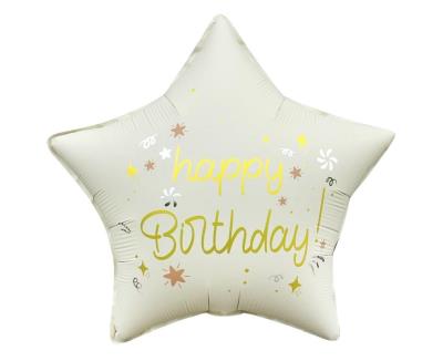 Opakowanie Balon foliowy Gwiazda Happy Birthday 44cm