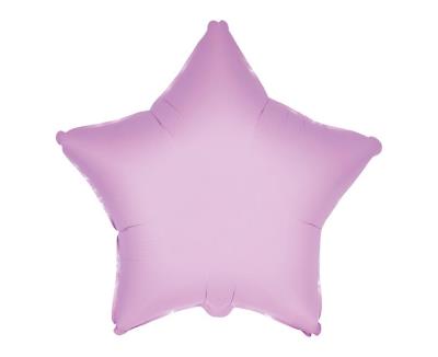 Opakowanie Balon foliowy Gwiazda różowy 45cm