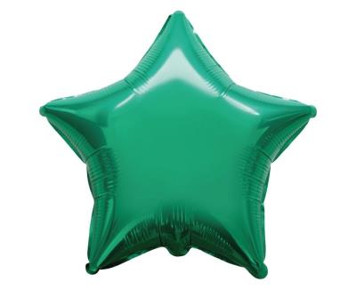 Opakowanie Balon foliowy Gwiazda zielona 45cm
