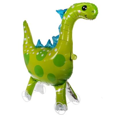 Opakowanie Balon foliowy jeżdżący z kółkami - dinozaur