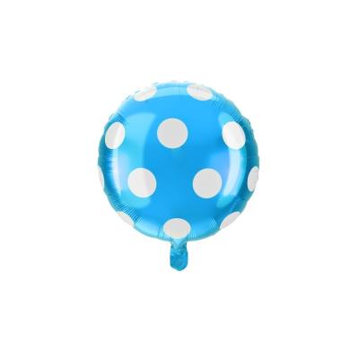 Balon foliowy kropki niebieski. Wydawca: ARPEX. SmakLiter.pl Opakowanie Balon foliowy kropki niebieski