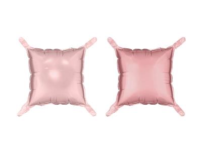 Opakowanie Balon foliowy kurtyna dwustr Kwadrat róż 4szt