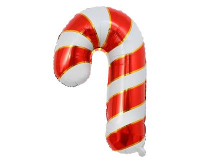 Opakowanie Balon foliowy Lizak świąteczny czerwono-biały 38cm