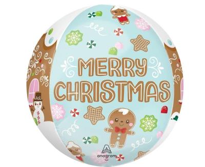 Opakowanie Balon foliowy Merry Christmas 38cm