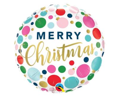 Opakowanie Balon foliowy Merry Christmas 46cm