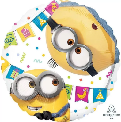 Balon foliowy Minionki 46cm. Wydawca: Anagram. SmakLiter.pl Opakowanie Balon foliowy Minionki 46cm