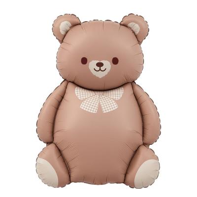 Opakowanie Balon foliowy miś z kokardą