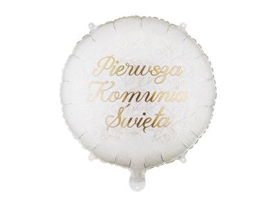 Opakowanie Balon foliowy pastylka Pierwsza komunia 35x35cm