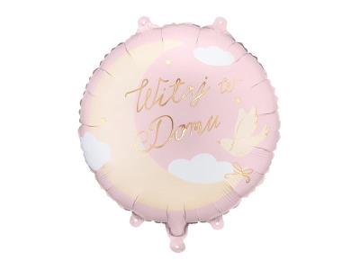 Opakowanie Balon foliowy pastylka Witaj w Domu 35x35cm