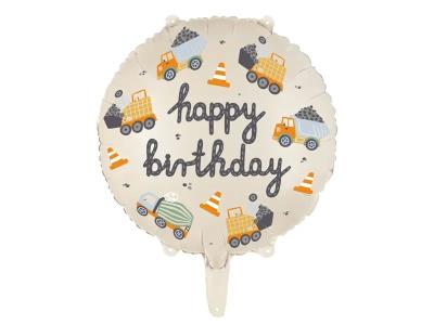 Opakowanie Balon foliowy Pojazdy budowlane 45cm