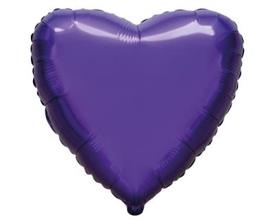 Opakowanie Balon foliowy Serce fioletowe 45cm