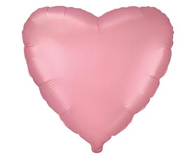 Opakowanie Balon foliowy Serce jasnoróżowy 45cm