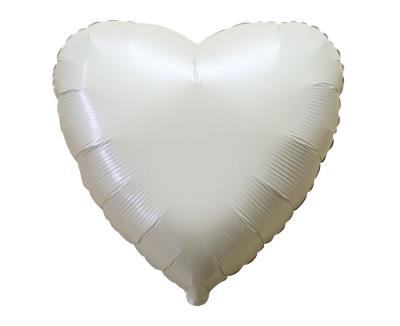 Opakowanie Balon foliowy Serce satynowe kremowe 45cm