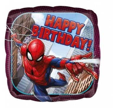 Balon foliowy Spiderman Happy Birthday 46cm. Wydawca: AMSCAN. SmakLiter.pl Opakowanie Balon foliowy Spiderman Happy Birthday 46cm