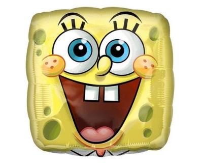 Balon foliowy Spongebob Square Face 46cm. Wydawca: Anagram. SmakLiter.pl Opakowanie Balon foliowy Spongebob Square Face 46cm