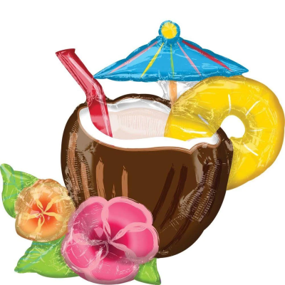 Balon foliowy Supershape Coconut Pina Colada. Wydawca: Anagram. SmakLiter.pl Opakowanie Balon foliowy Supershape Coconut Pina Colada