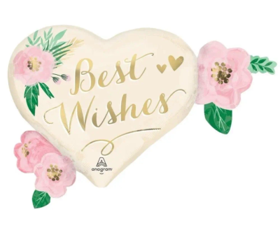 Balon foliowy Wedding 68x50cm. Wydawca: Anagram. SmakLiter.pl Opakowanie Balon foliowy Wedding 68x50cm