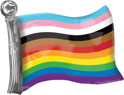 Balon foliowy XL progress pride flag. Wydawca: Anagram. SmakLiter.pl Opakowanie Balon foliowy XL progress pride flag