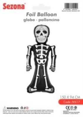 Opakowanie Balon Halloween Szkielet 150x94cm