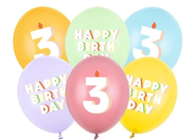 Balony 3 mix 30cm 50szt. Wydawca: PartyDeco. SmakLiter.pl Opakowanie Balony 3 mix 30cm 50szt