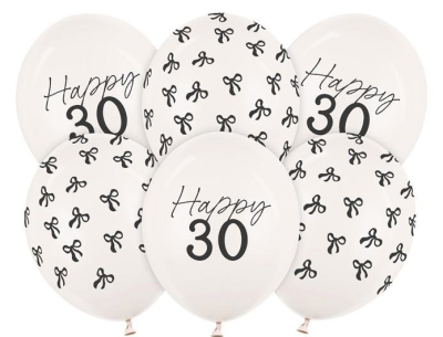 Balony 30 Pastel Off-white 30cm 6szt. Wydawca: PartyDeco. SmakLiter.pl Opakowanie Balony 30 Pastel Off-white 30cm 6szt