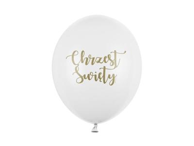 Opakowanie Balony 30cm Chrzest Święty Pastel Pure White 50szt