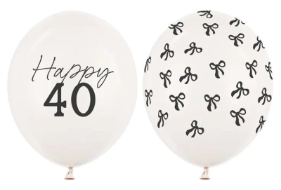 Balony 40 Pastel Off-white 30cm 50szt. Wydawca: PartyDeco. SmakLiter.pl Opakowanie Balony 40 Pastel Off-white 30cm 50szt