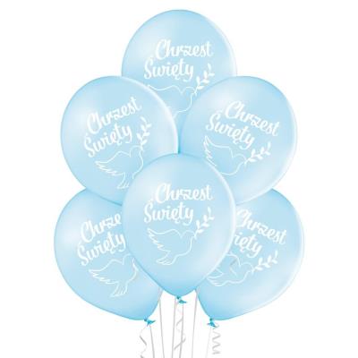 Opakowanie Balony chrzest chłopiec 30cm 6szt