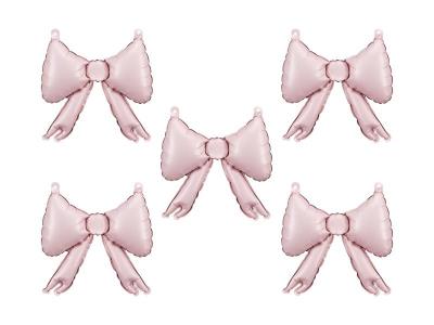 Opakowanie Balony foliowe do girland Kokardy pudrowy róż 5szt